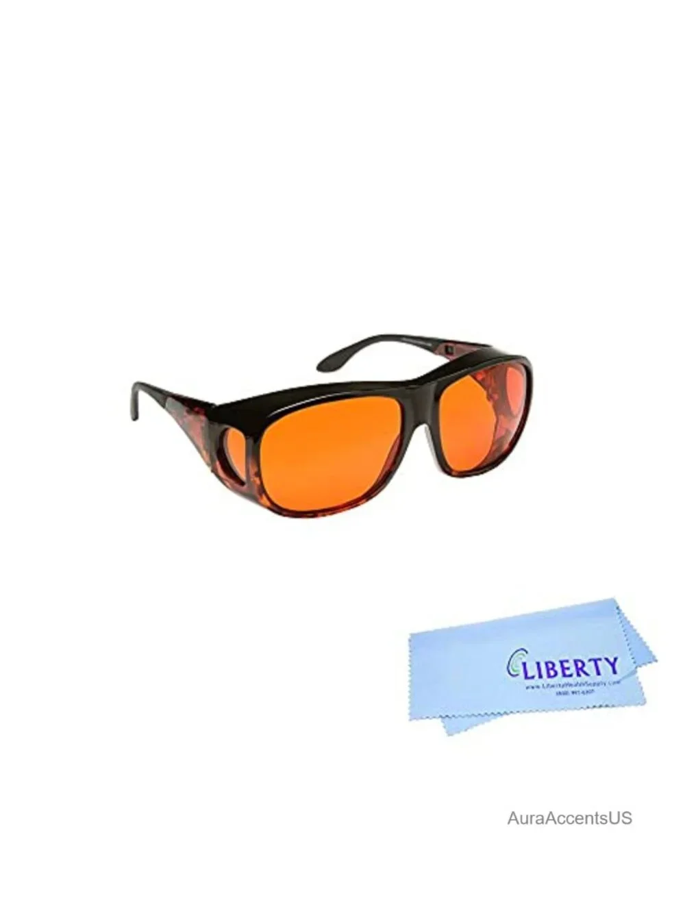 Orange Filter Polycarbonate Sunglasses UV Protection Fit Over